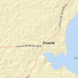 Powidz Street Map