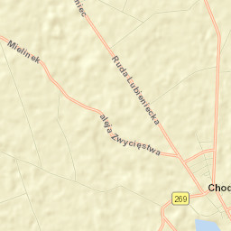 Chodecz Street Map