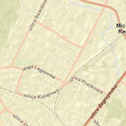 Łajski Street Map