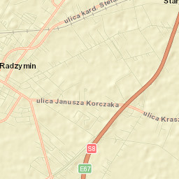 Radzymin Street Map
