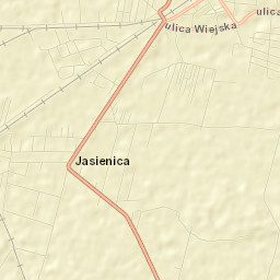 Jasienica Street Map