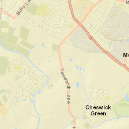 Dickens Heath Street Map