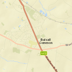 Balsall Common Street Map