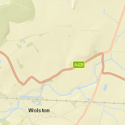 134 Main Street, Wolston, Coventry, Warwickshire Street Map