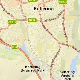Kettering Street Map