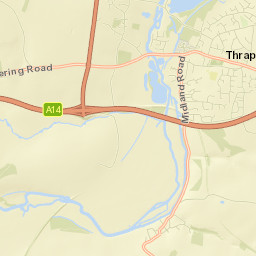 Thrapston Street Map