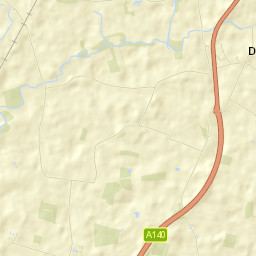 Dickleburgh Street Map