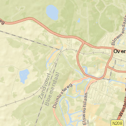 Overveen Street Map