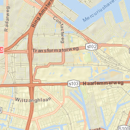 Bos en Lommer Street Map