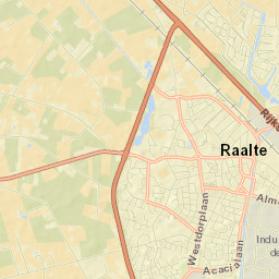 Raalte Street Map