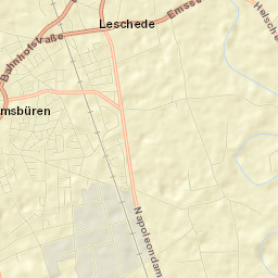 Emsbüren Street Map