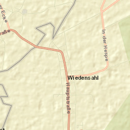 Wiedensahl Street Map