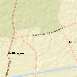 Pollhagen Street Map