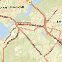 Potsdam Street Map