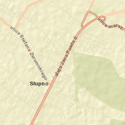 Słupno Street Map
