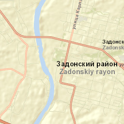 Zadonsk Street Map