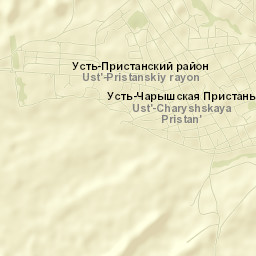 Ust’-Charyshskaya Pristan’ Street Map