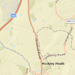 Hockley Heath Street Map
