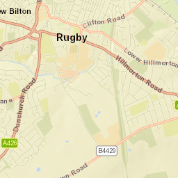 Rugby Street Map