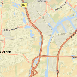 Wierden Street Map