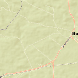 Sieniawa Street Map