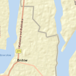 Brdów Street Map