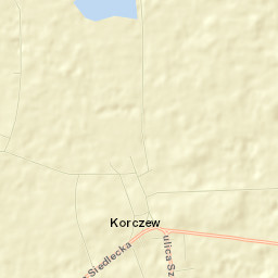 Korczew Street Map