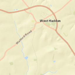 West Haddon Street Map