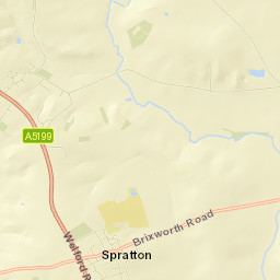 Spratton Street Map
