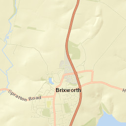Brixworth Street Map