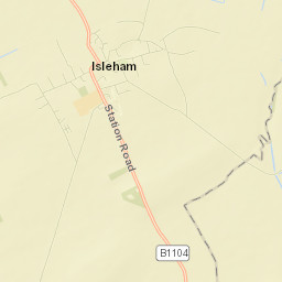 Isleham Street Map