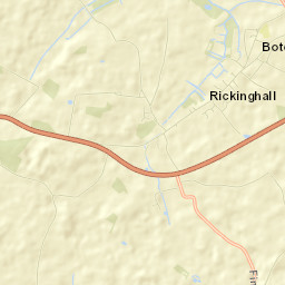 Rickinghall Street Map