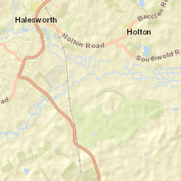Halesworth Street Map