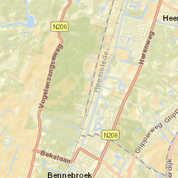De Glip Street Map