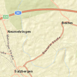 Salzbergen Street Map