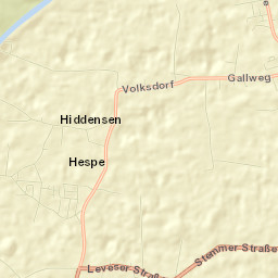 Hespe Street Map