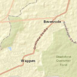 Bevenrode Street Map
