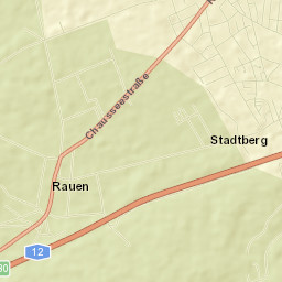 Rauen Street Map