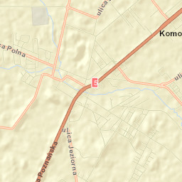 Komorniki Street Map