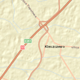 Kleszczewo Street Map