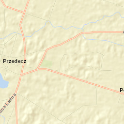 Przedecz Street Map