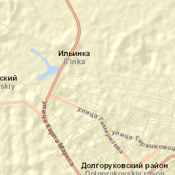 Dolgorukovskiy Rayon Street Map