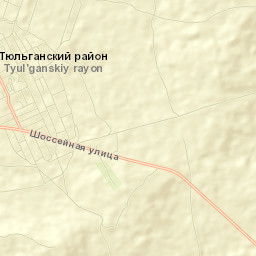 Tyul’gan Street Map