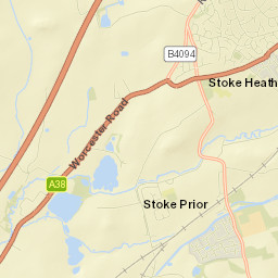 Stoke Prior Street Map