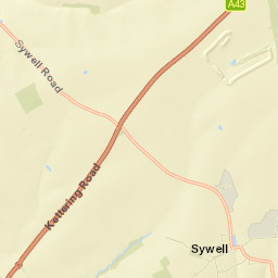 Sywell Street Map