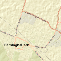 Barsinghausen Street Map