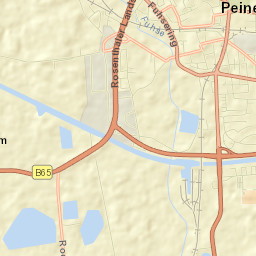 Peine Street Map