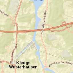 Königs Wusterhausen Street Map