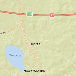Lubrza Street Map