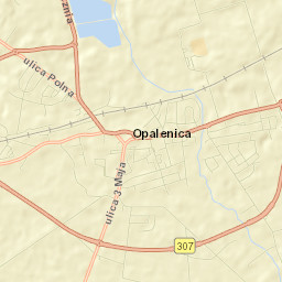 Opalenica Street Map